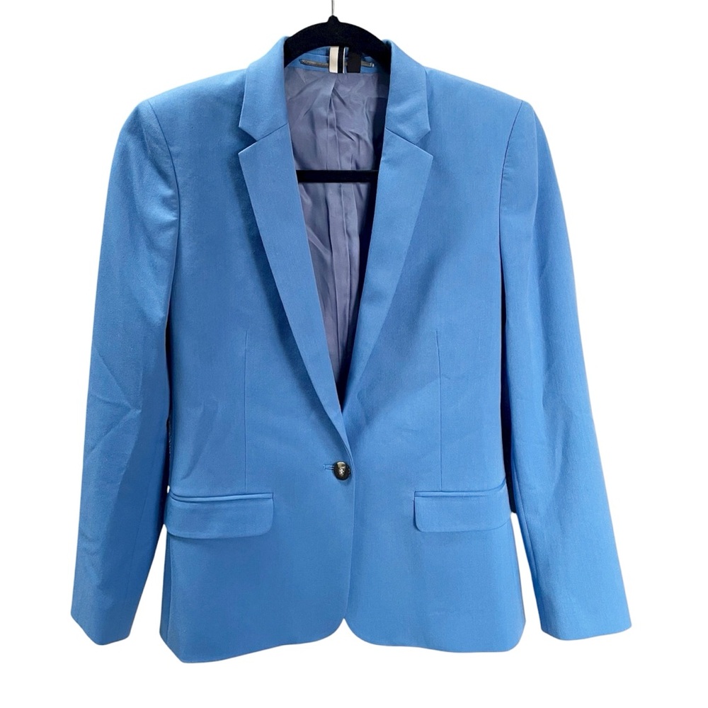 TOPSHOP Blue Blazer Single Button XS Size 2